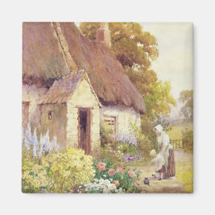 Land-Hütte Magnet
