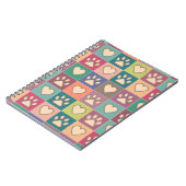 Land Hütte Paw Prints und Herz Notizblock (Linke Seite)