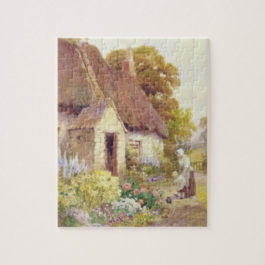 Land-Hütte Puzzle (Vertikal)