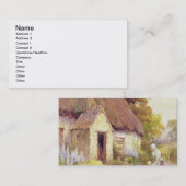 Land-Hütte Visitenkarte (Vorne/Hinten)