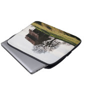 Land im Herbst...... Laptopschutzhülle (Vorne Knopf)