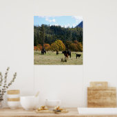 Land im Herbst... Poster (Küche)