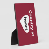 Land im Herzen Fotoplatte (Seite)