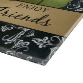 Land Inspiration Glas Schneidebrett (Ecke)