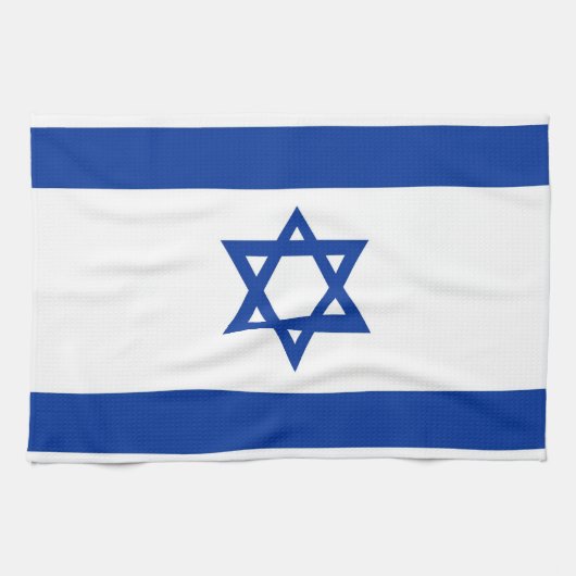 Land - Israel-Flagge Handtuch (Horizontal)