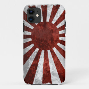 Land Japans   der aufgehende Sonne-Japaner-Flagge iPhone 11 Hülle