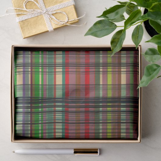 Land kariert seidenpapier (Geschenk)