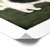 Land Keeshond Poster (Ecke)