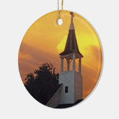 Land-Kirche Keramikornament (Links)