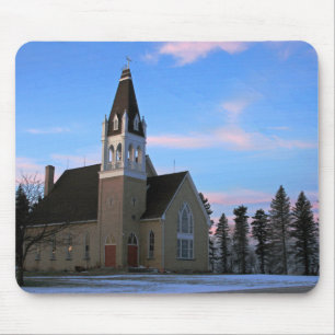 Land-Kirche Mousepad