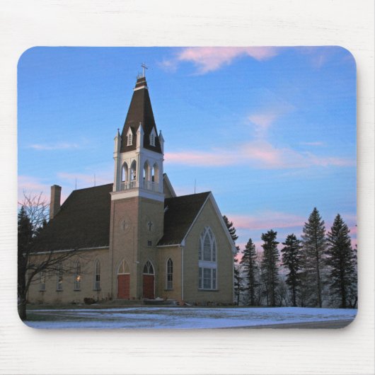 Land-Kirche Mousepad (Vorne)