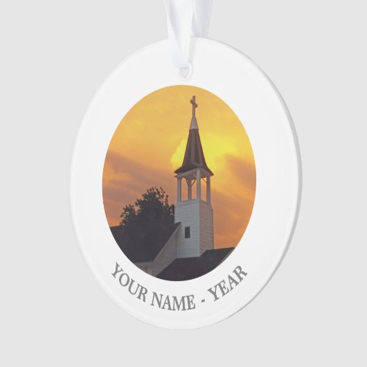 Land-Kirche Ornament (Vorderseite)
