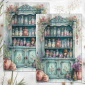 LAND KITCHEN PANTRY DECOUPAGE SEIDENPAPIER