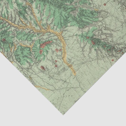 Land-Klassifikations-Karte des südwestlichen New Seidenpapier (Ausschnitt)