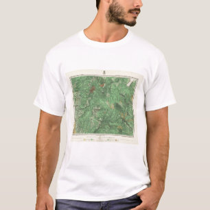 Land-Klassifikations-Karte von Kalifornien T-Shirt