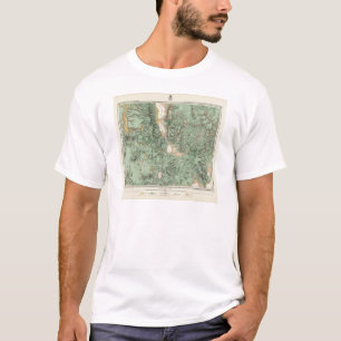 Land-Klassifikations-Karte von Nevada T-Shirt