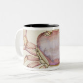 Land-Krabbe Zweifarbige Tasse (Vorderseite Links)