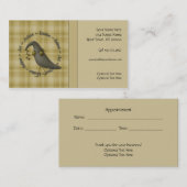 Land kräht Visitenkarte Terminkarte (Vorne/Hinten)