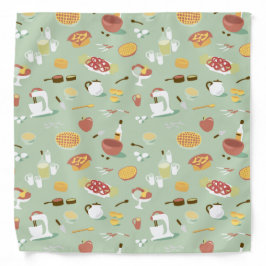 Land-Küche, die Werkzeuge kocht Halstuch