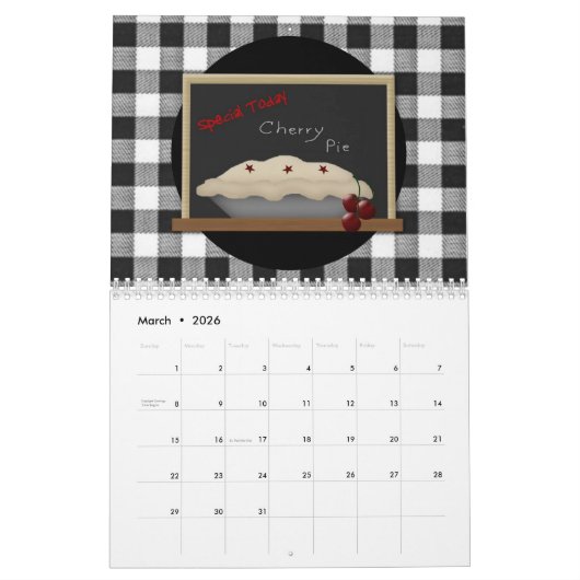 Land-Küchen-Kalender Kalender (Mär 2026)