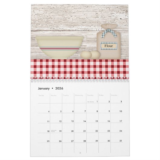 Land-Küchen-Kalender Kalender (Jan 2026)