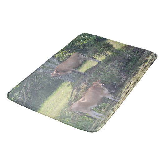 Land-Kuh Badematte (Schrägansicht)