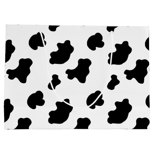 Land Kuh große Geschenktasche Geschenktüte (Rückseite)