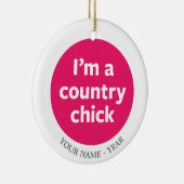 Land-Küken Keramikornament (Rechts)