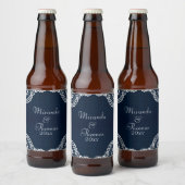 Land Lace & Denim Bierflaschenetikett (Flaschen)