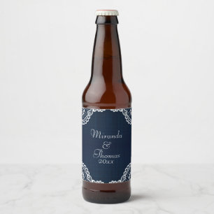 Land Lace & Denim Bierflaschenetikett