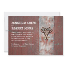 Land lackierte Holzschlüssel Hochzeitsfeiern