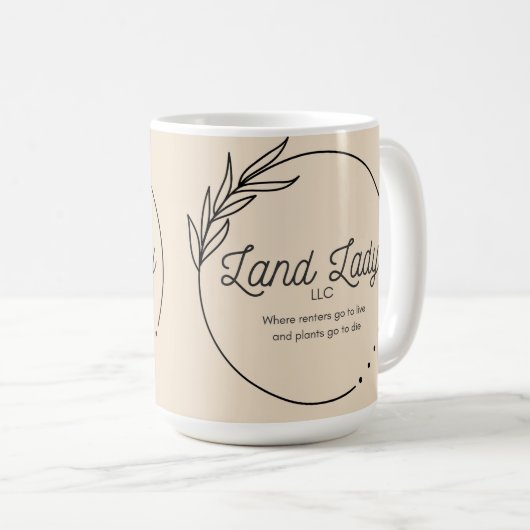 Land Lady LLC Tasse (VorderseiteRechts)