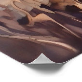 Land Landschaft Aquarellmalerei Poster (Ecke)