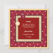 Land Lässige Weihnachtsfeiertage Party Einladung (Rückseite)