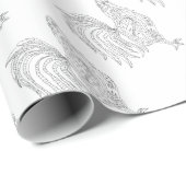 Land-lebender Hahn Geschenkpapier (Rolleneckpunkt)