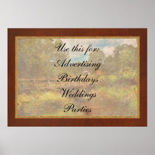 Land - Lebendes Land Poster