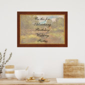 Land - Lebendes Land Poster (Küche)