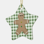 Land-Lebkuchen-Mann-Verzierung Keramikornament (Links)