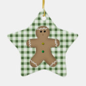 Land-Lebkuchen-Mann-Verzierung Keramikornament (Hinten)