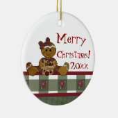 Land-Lebkuchen-Verzierung Keramik Ornament (Rechts)