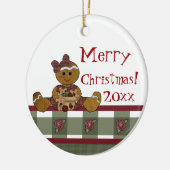 Land-Lebkuchen-Verzierung Keramik Ornament (Links)