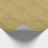 Land-Leinwand-Art rustikal Geschenkpapier (Ecke)