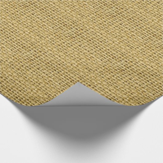 Land-Leinwand-Art rustikal Geschenkpapier (Ecke)