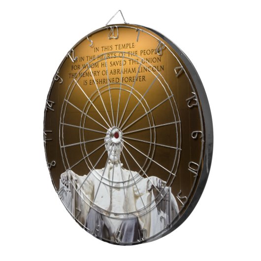 Land Lincoln Dartscheibe (Vorderseite rechts)