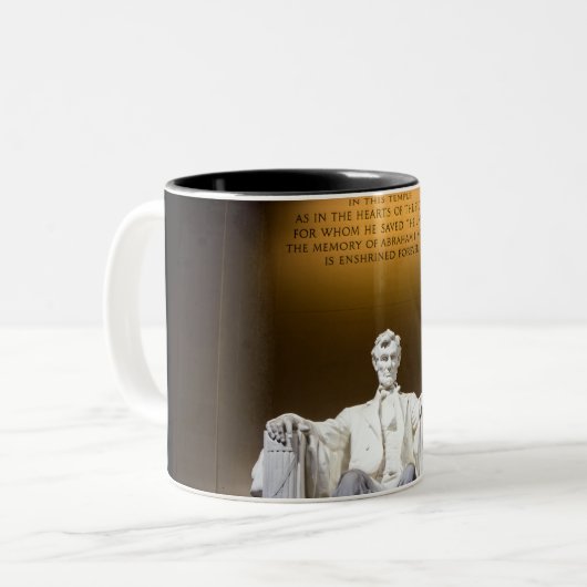 Land Lincoln Zweifarbige Tasse (Vorderseite Links)
