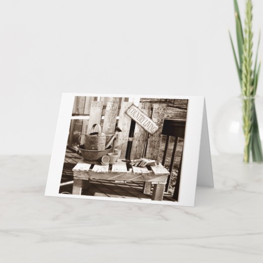 "LAND LIVING" GLÜCKLICHE GEBURTSKARTE KARTE (Vorderseite)