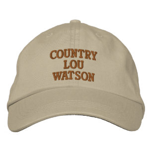 LAND LOU WASTON BESTICKTE BASEBALLKAPPE