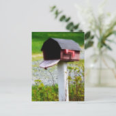 Land Mailbox - Wir sind umgezogen! Postkarte (Stehend Vorderseite)