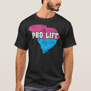 Land Map Us Staat South Carolina Abortion wählen P T-Shirt
