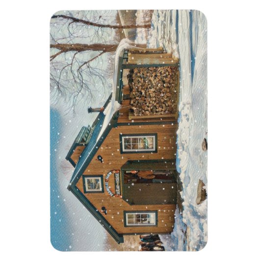 Land Maple Sugar House Magnet (Vertikal)